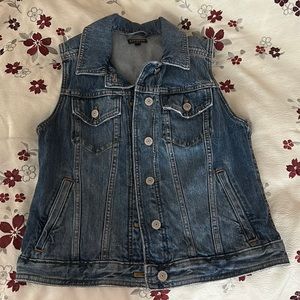 Express denim blazer
